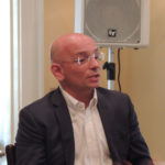 Anthony Melchiorri presents during the Long Island Hospitality Association 2018 kick off meeting